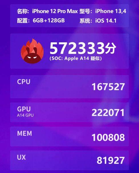 苹果14跑分最新爆料图,性能新高度,揭秘最新爆料图解析 第3张 苹果14跑分最新爆料图,性能新高度,揭秘最新爆料图解析 第3张